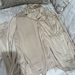 Wonderly Beige Cream Pajama Set Loungewear